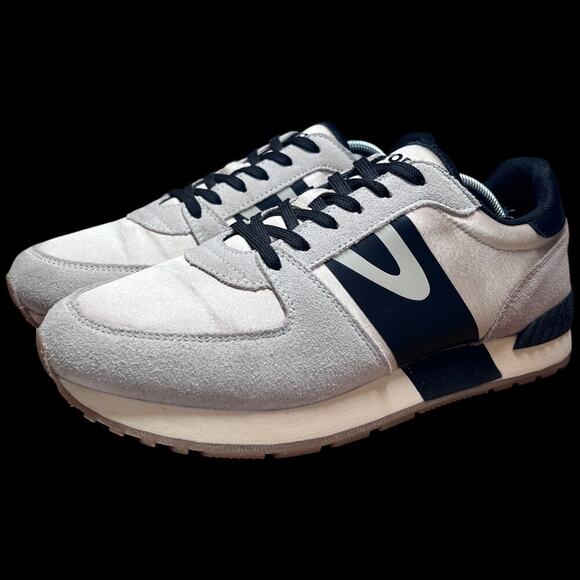 TRETORN Loyola 2.0 Women's Sz 8 Sneakers Black Cream Gray Athleisure Shoes READ - Picture 2 of 15